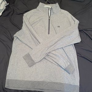 Grey Travis Mathew Golf Pullover- XL